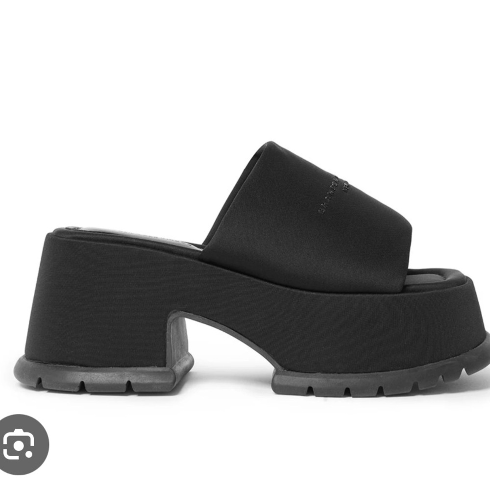 BRANDON BLACKWOOD  platform slides - summer slides SIZE 37 Euro - 6.5 USA
